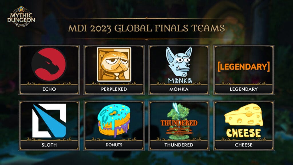 WoW MDI 2023 Global Finals teams (Image via Blizzard Entertainment)
