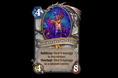 Heartbreaker Hedanis in Hearthstone Festival of Legends (Image via Blizzard Entertainment)