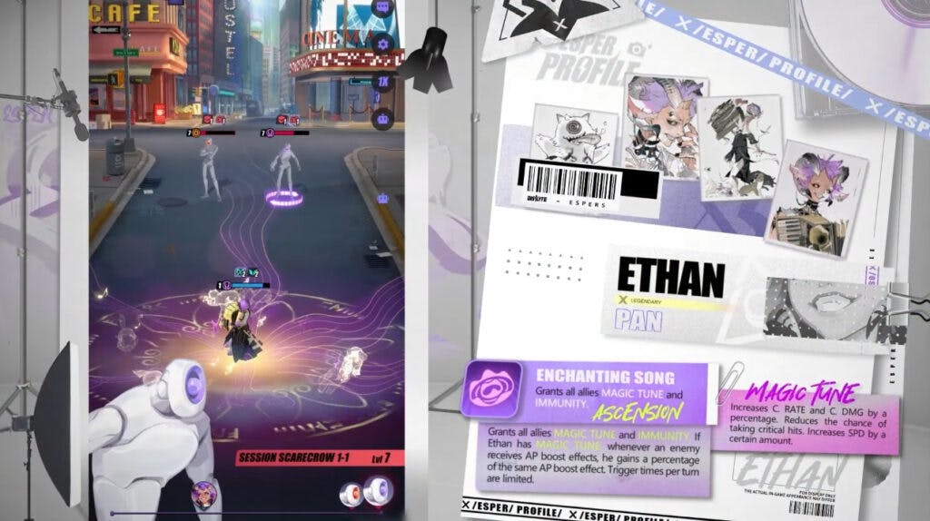 Ethan is a support Esper in Dislyte (Image via Lilith Games)