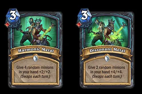 These Harmonic spells swap between Harmonic and Dissonant each turn (Image via Blizzard Entertainment)
