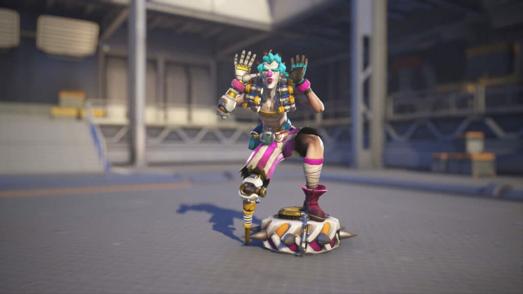 Circus Junkrat skin in Overwatch 2 (Image via Blizzard Entertainment)