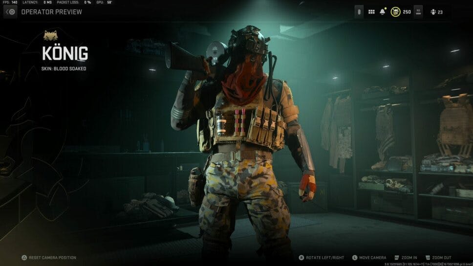 How to unlock the Blood Soaked skin for Konig in DMZ mode cover image