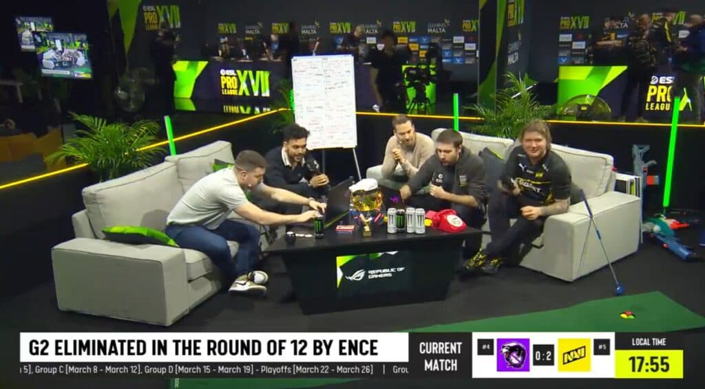 (Screengrab from the ESL CS broadcast)