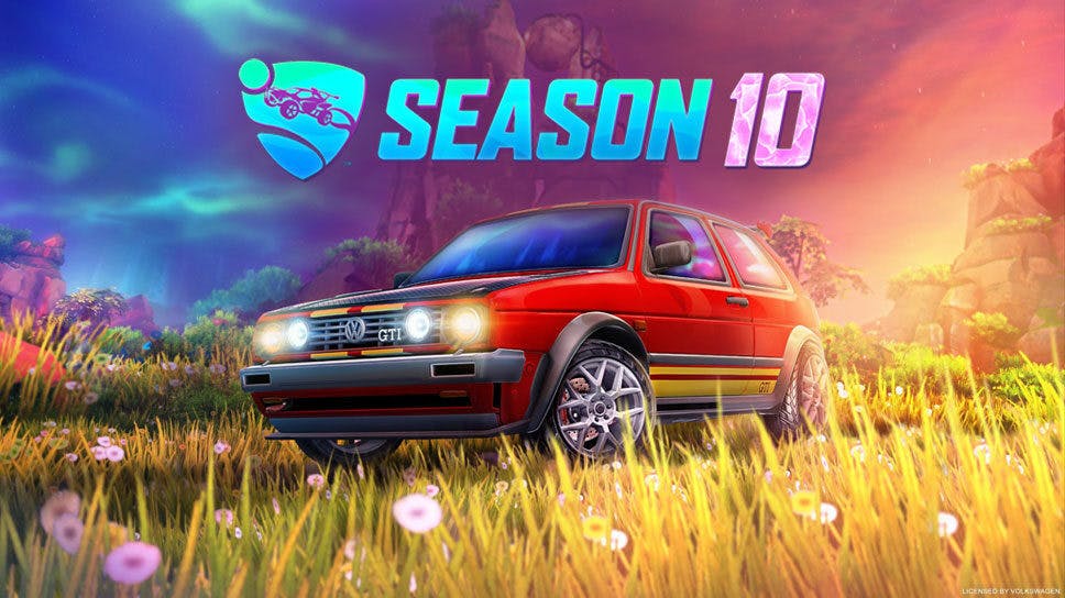 Rocket League Season 10 introduces Volkswagen Golf GTI, patch released cover image