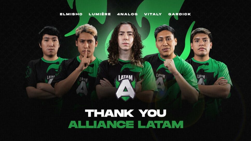 Alliance make a hasty exit from LATAM Dota 2 following roster instability cover image