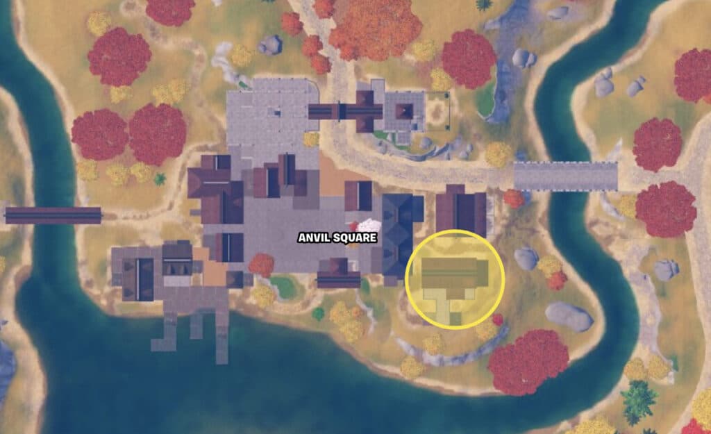 Scout Regiment Footlocker location in Anvil Square (Fortnite)