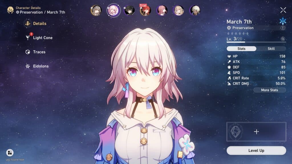 March 7th screenshot (Image via HoYoVerse)