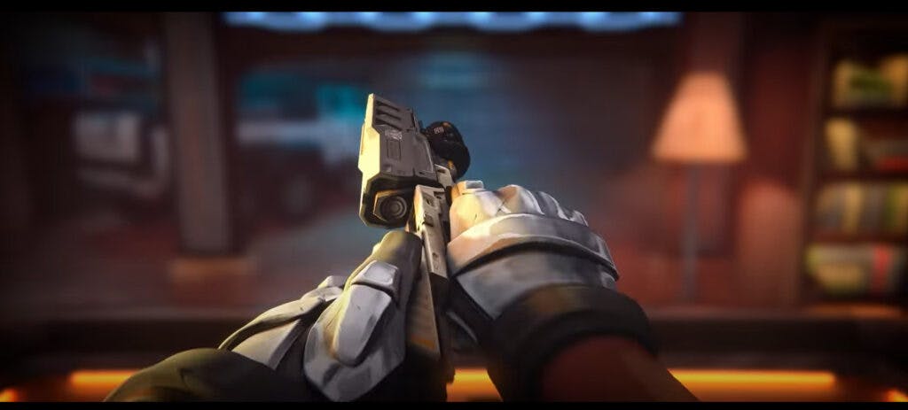 Ballistic's gun from Stories from the Outlands: Encore (Image via Electronic Arts)