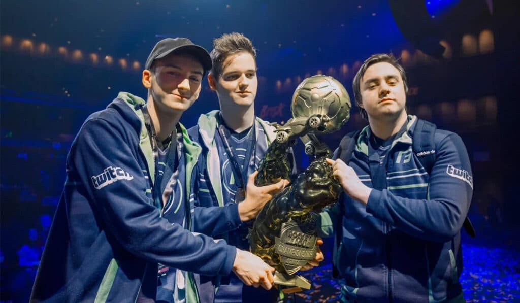 Gale Force eSports's victory at RLCS Season 4 World Championship (Image from Liquipedia RL)