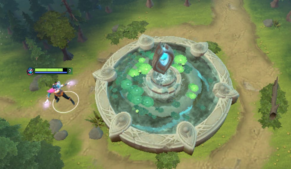 A Lotus Pool in Dota 2 - new structure in Patch 7.33