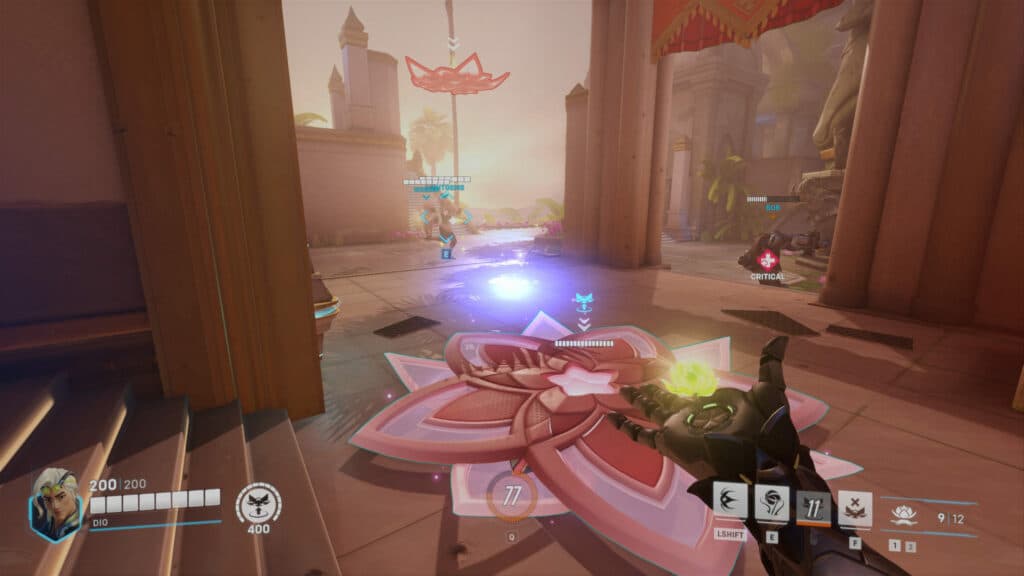 Lifeweaver's Petal Platform ability (Image via Blizzard Entertainment)