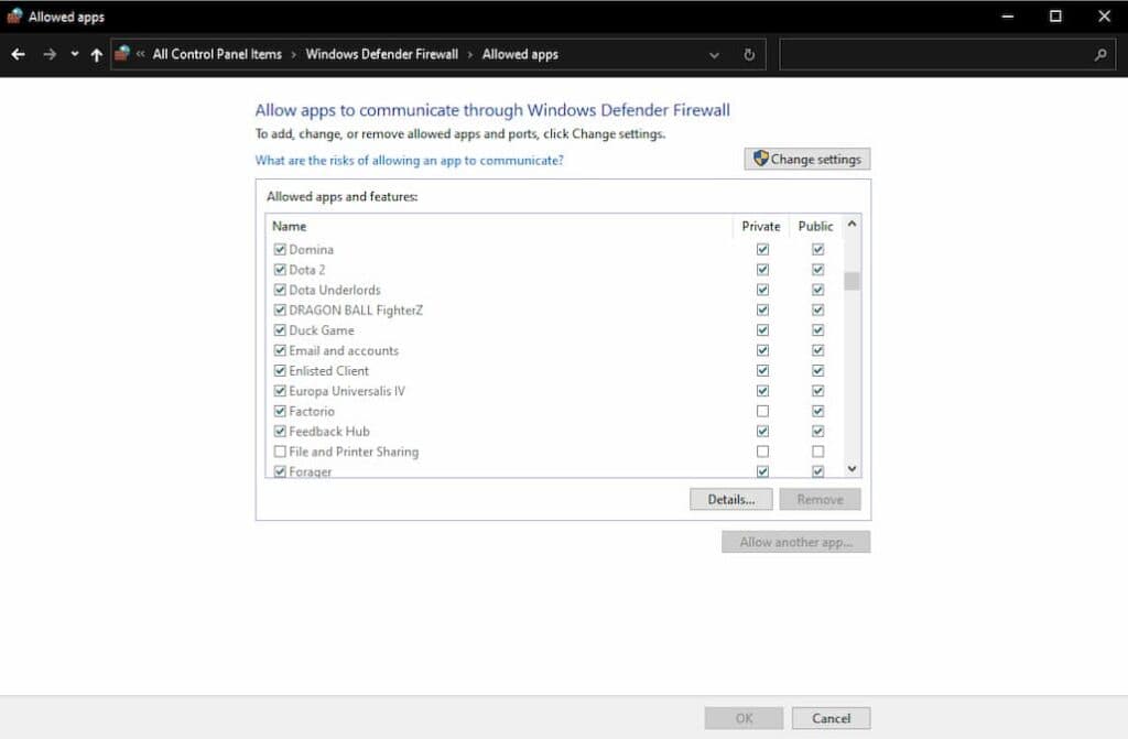 Make sure Dota 2 has an Exception in your Firewall