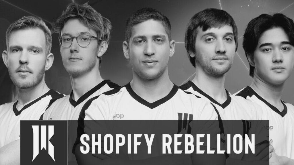Shopify Rebellion from ESL One Berlin Major (Image via ESL)