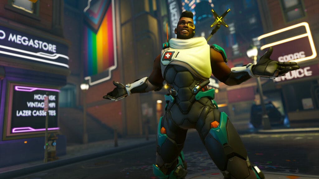 Baptiste is confirmed as bisexual in Overwatch 2 (Image via Blizzard Entertainment)