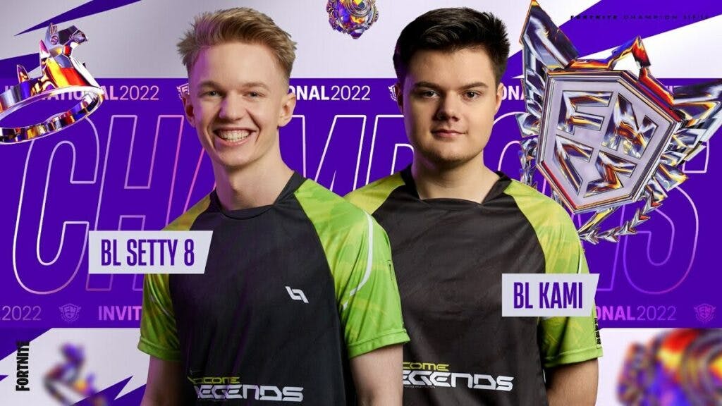 Kami and Setty - Duo of the Year 2022 (Image via Epic Games)