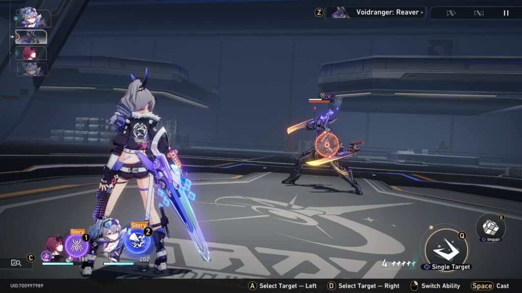 Silver Wolf is playable briefly at the start of Honkai: Star Rail as part of the first mission (Image: Esports.gg)