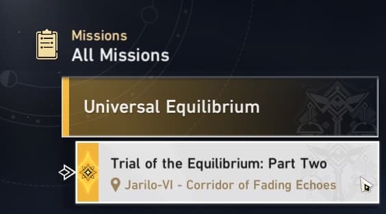 If you have the necessary Trailblaze Level and have completed Part One,