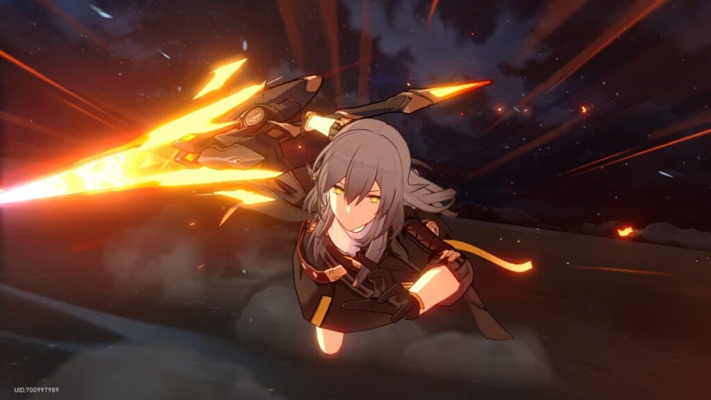 Trailblazer gets access to her new path in the Cocolia boss fight and with it a massive sword