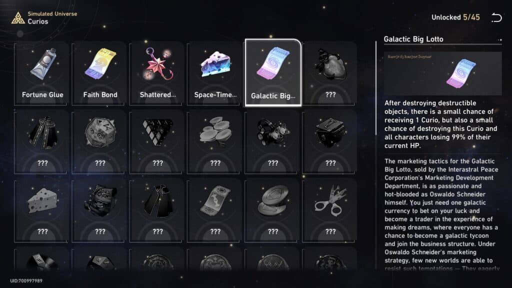 If you can try to pick the Galactic Big Lotto in Herta's Simulated Universe