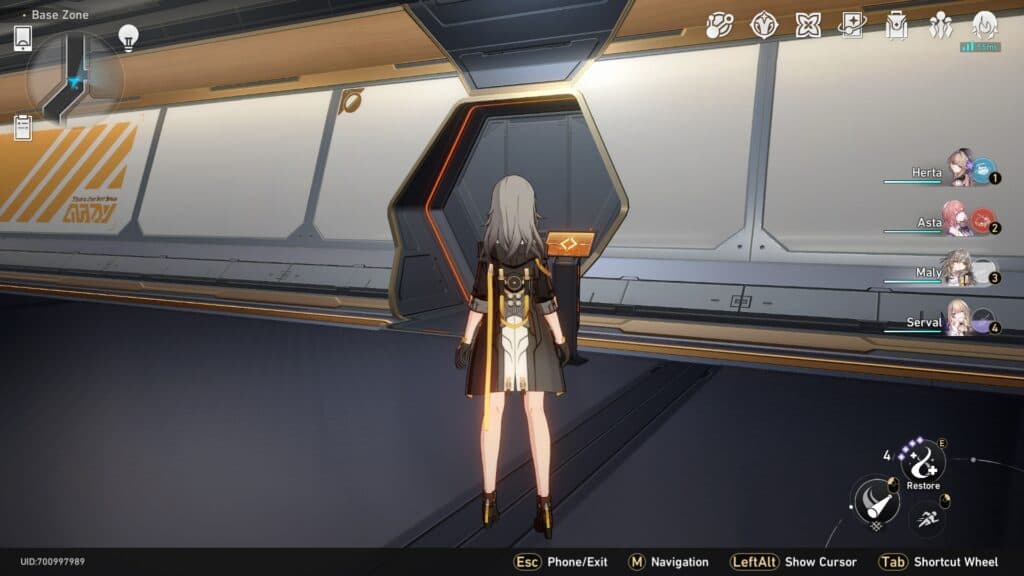 The mysterious locked door in the Base Zone of Herta Space Station