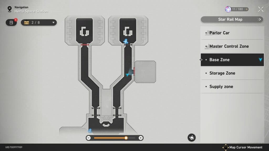 The Base Zone locked door location