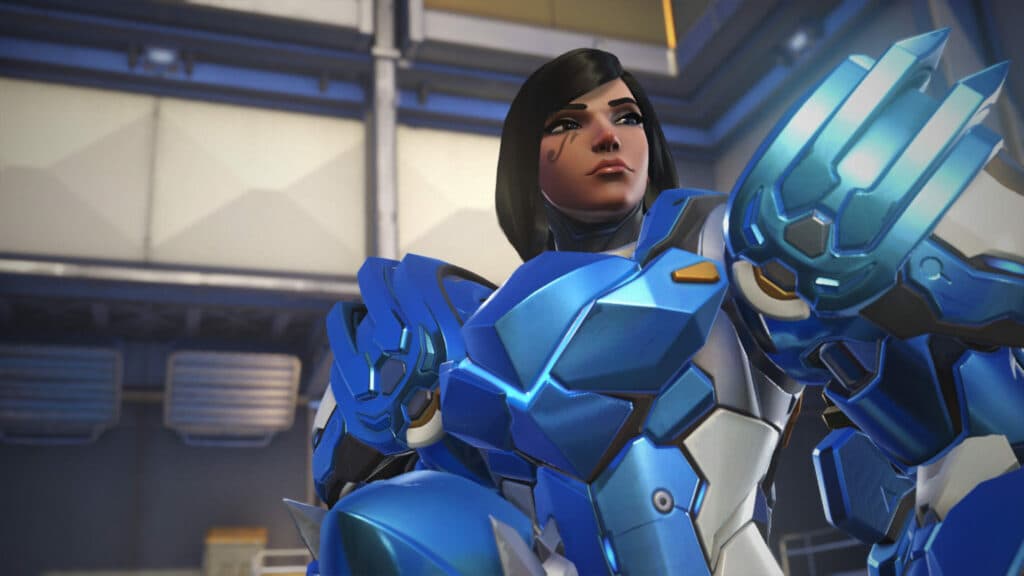 Pharah is a lesbian (Screenshot via esports.gg)