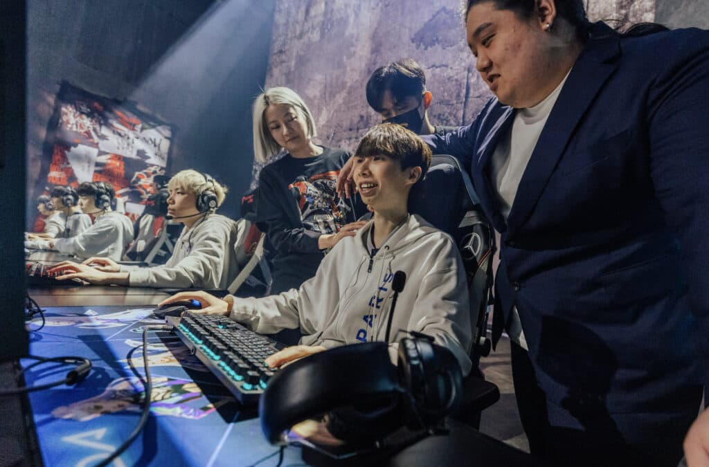 Woody's first time on the international stage (Image via Joe Brady and Riot Games)