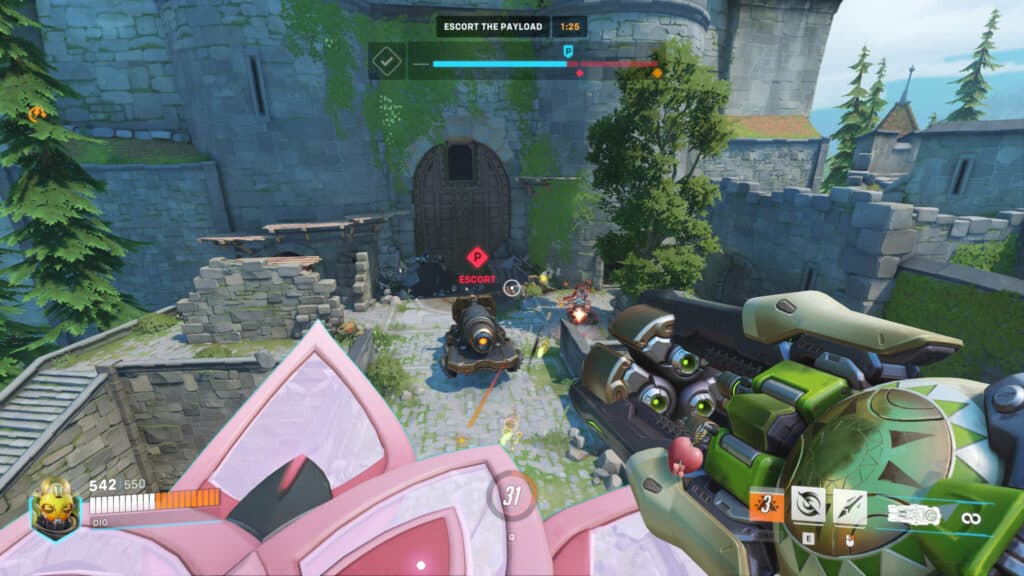 Petal Platform can be used by Lifeweaver's teammates (Image via Blizzard Entertainment)