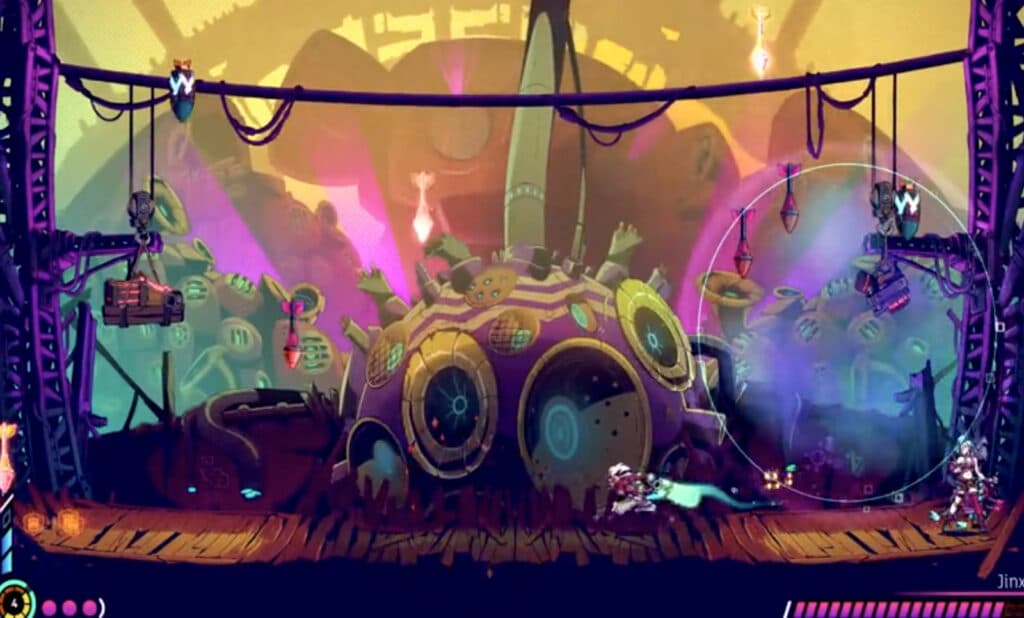 Battling champions in game - image via Convergence Game official site