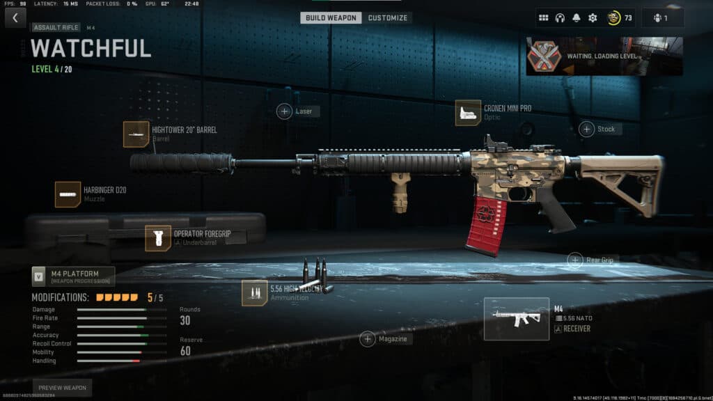 Best Warzone loadout for the M4 in Warzone 2.