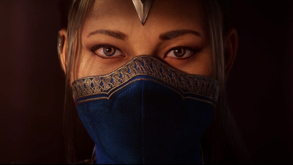 Kitana from the Mortal Kombat trailer (Image via Warner Bros. Games)