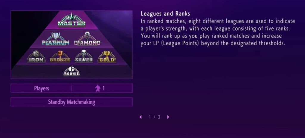 Street Fighter 6 leagues (Image via Capcom)