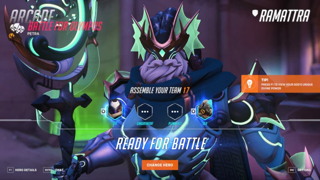 How Battle for Olympus works (Image via Blizzard Entertainment)