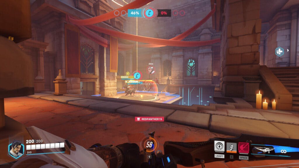How to quickly ping an enemy in Overwatch 2 (Image via Blizzard Entertainment)
