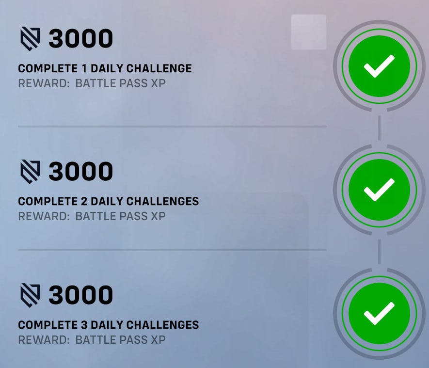 Daily challenges grant Battle Pass XP (Image via Blizzard Entertainment)