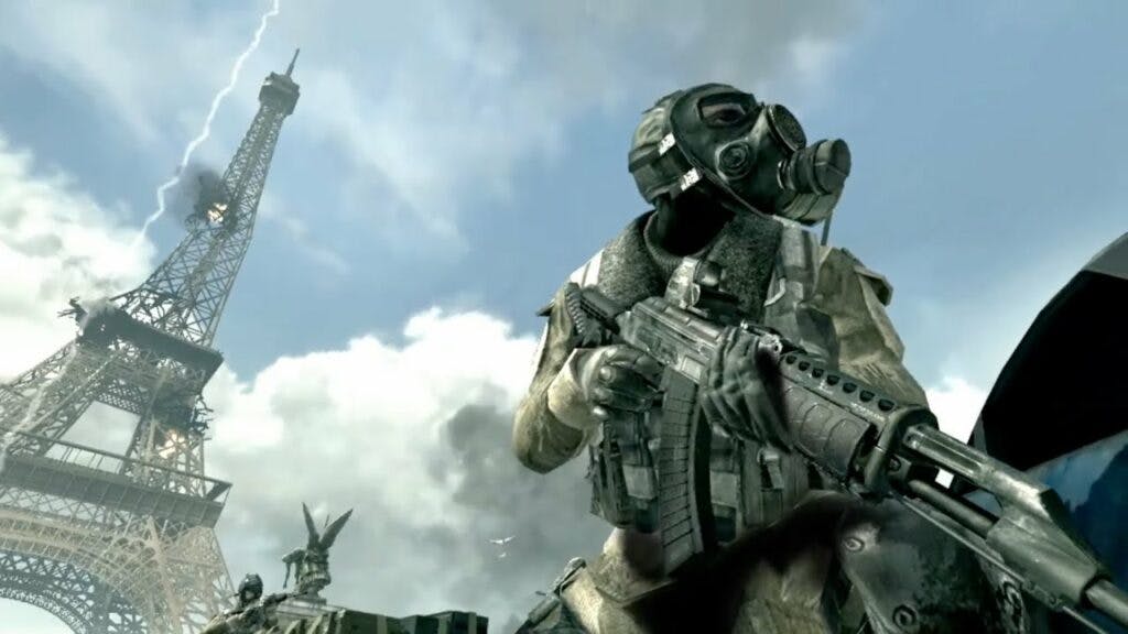 The Eiffel Tower was destroyed in the campaign of the original MW3.