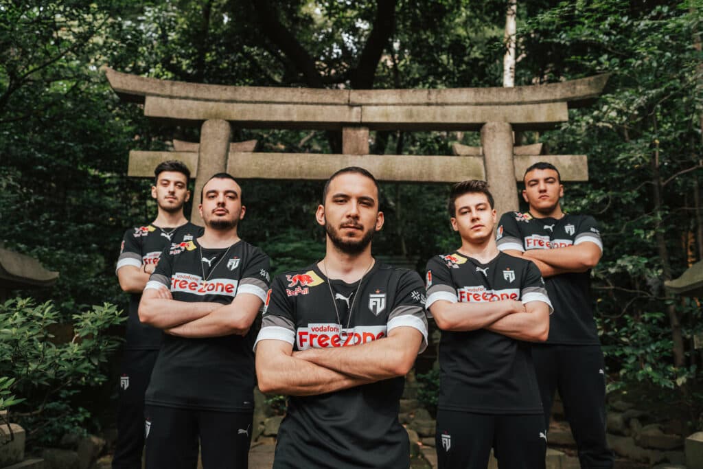 FUT Esports VALORANT roster at Masters Tokyo 2023 (Photo by Lee Aiksoon/Riot Games)