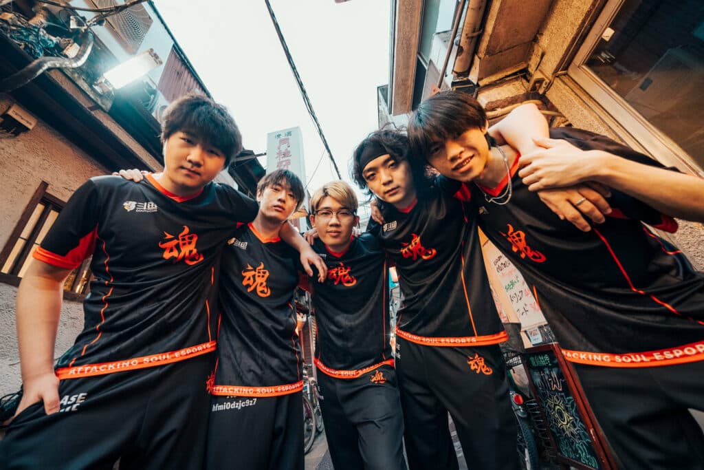 Attacking Soul Esports VALORANT roster at Masters Tokyo 2023 (Photo by Lee Aiksoon/Riot Games)