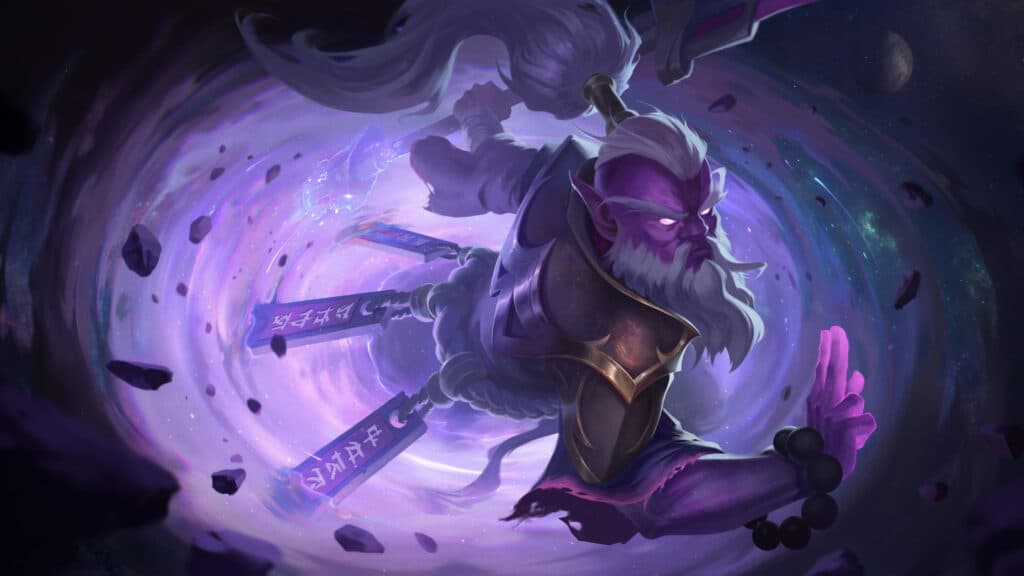 (Image via <a href="https://www.reddit.com/r/DotA2/comments/zrauq8/fan_art_void_spirit/">u/tchl2911</a>)