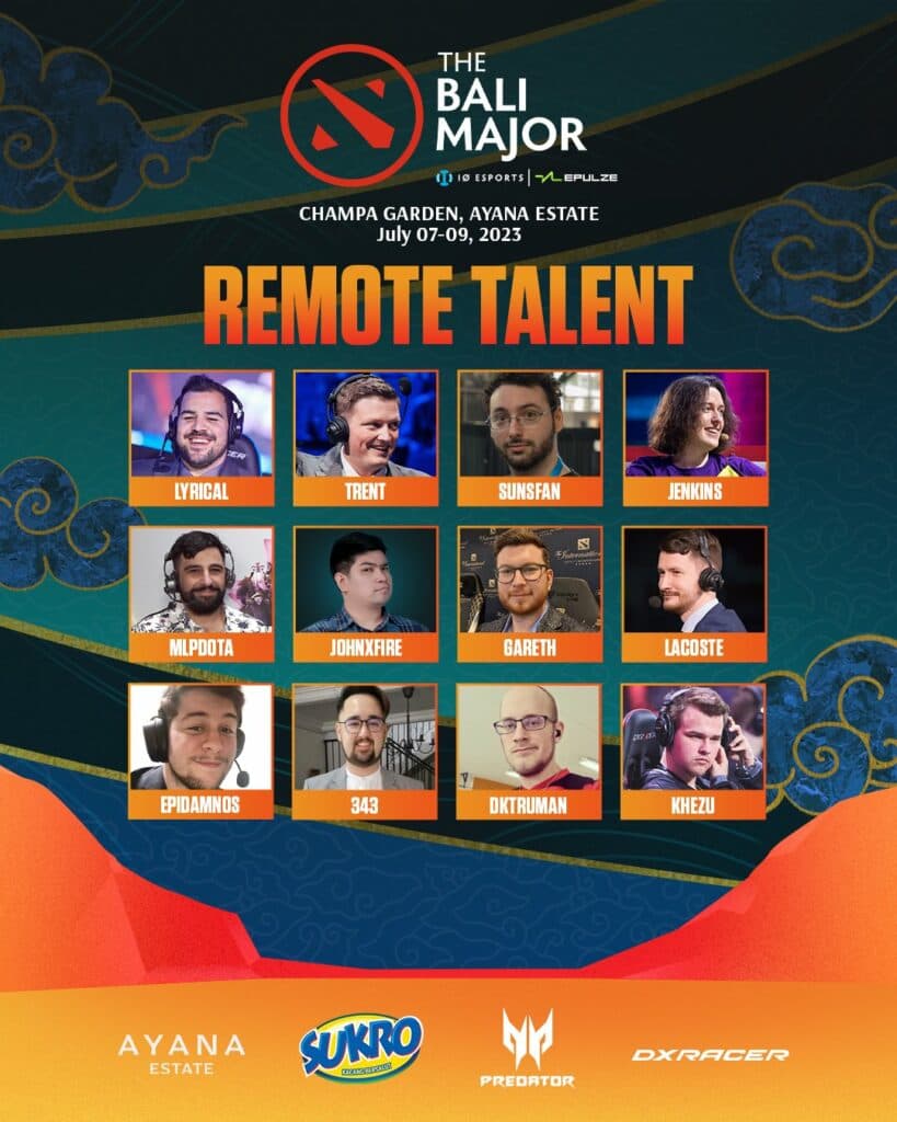 Bali Major broadcast talent - remote