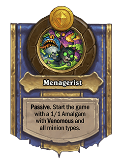 The Curator Venomous Hero Power (Image via Blizzard Entertainment)