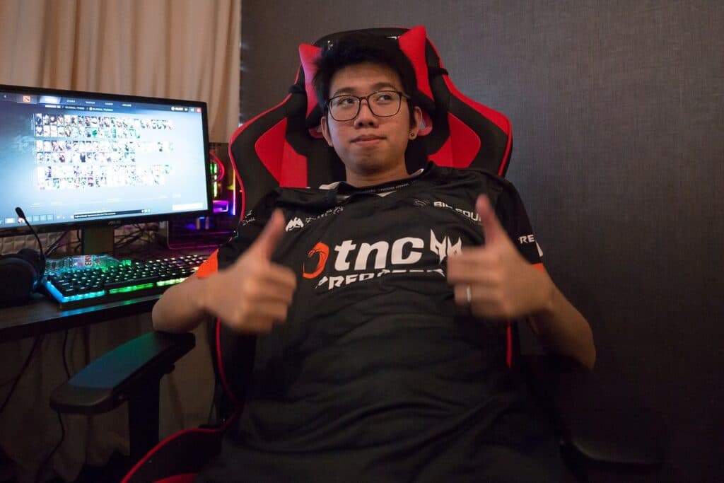 Kuku returns with Blacklist International at the Bali Major.<br>Image via EPICENTER