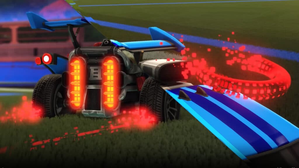 Rocket League Trail and Topper reward (Image via Psyonix)