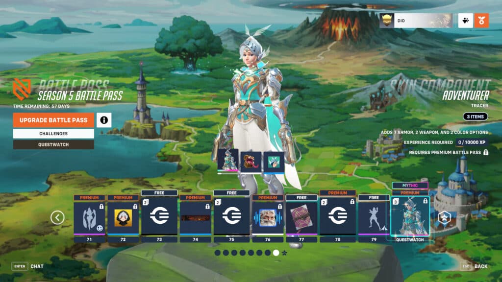 Mythic Tracer skin (Image via Blizzard Entertainment)