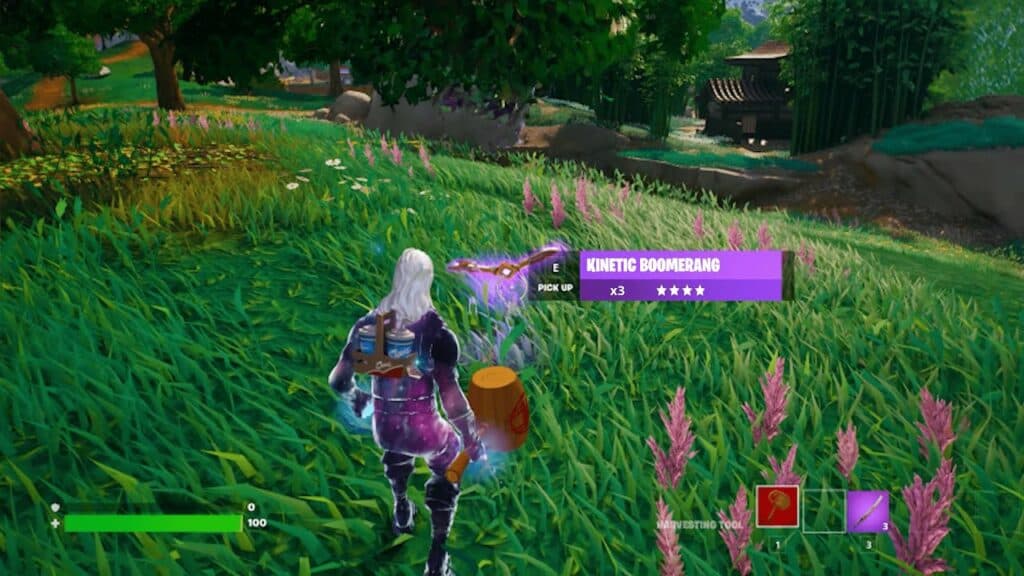 Kinetic Boomerang Fortnite (Image taken via YouTube)