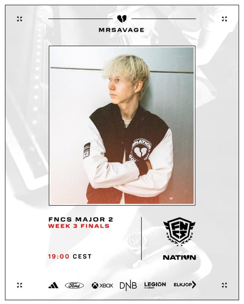MrSavage FNCS (Image via Twitter)
