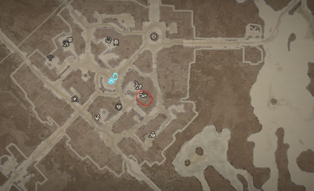 Look for this logo to find the blacksmith.