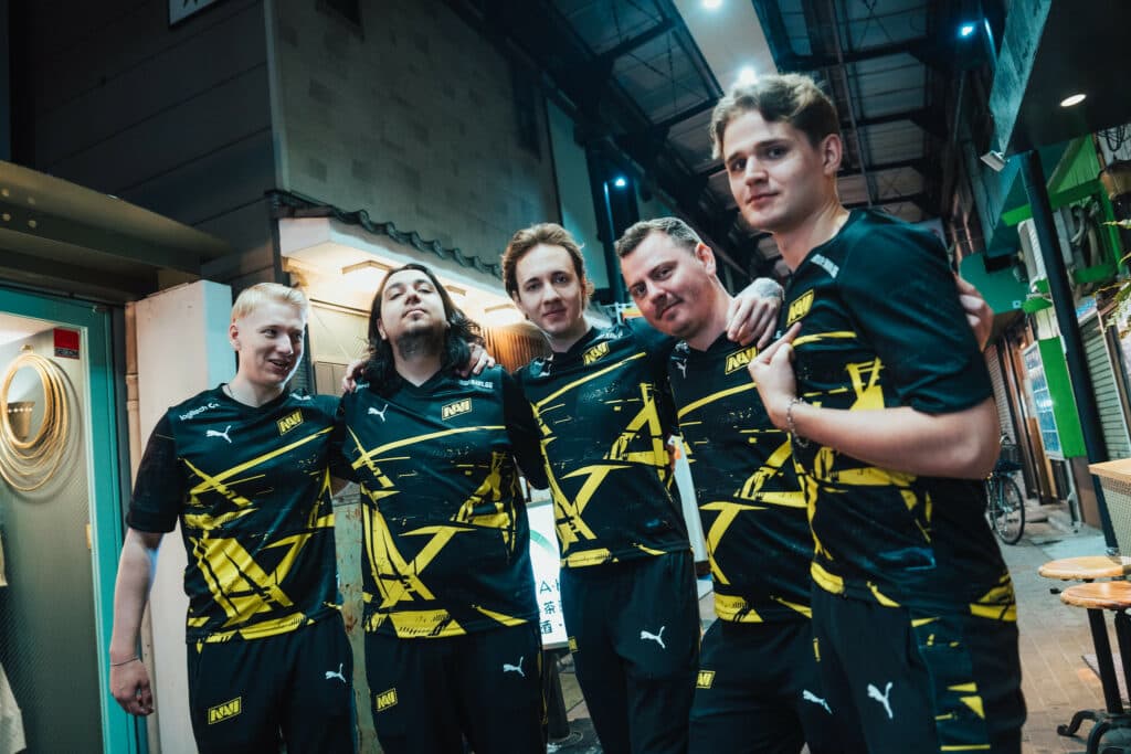 NAVI VALORANT Roster VCT EMEA LCQ (Photo by Lee Aiksoon/Riot Games)