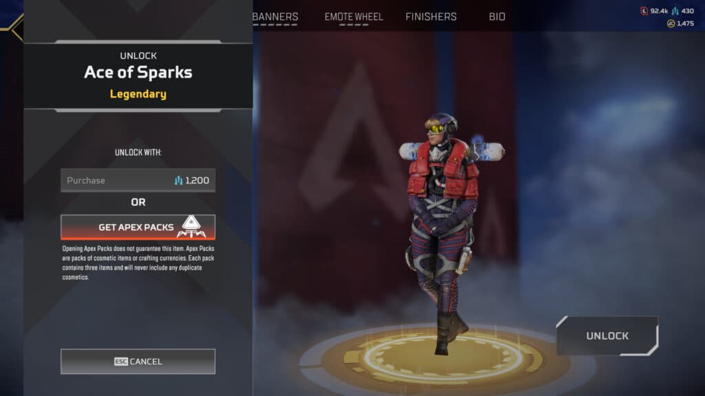 Ace of Sparks screenshot (Image via Respawn Entertainment)