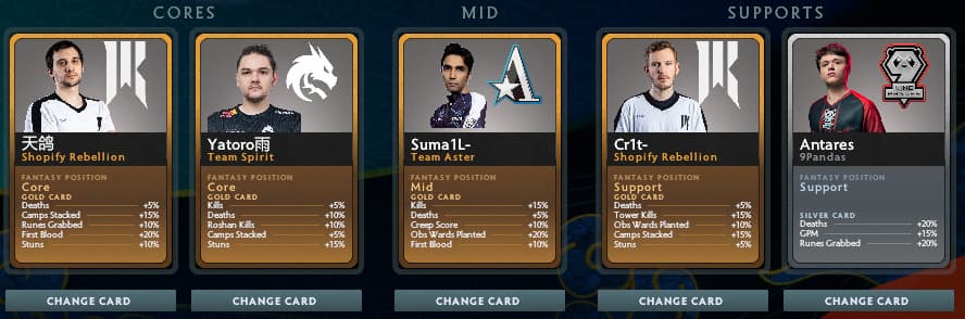 Bali Major Fantasy Picks (July 6)